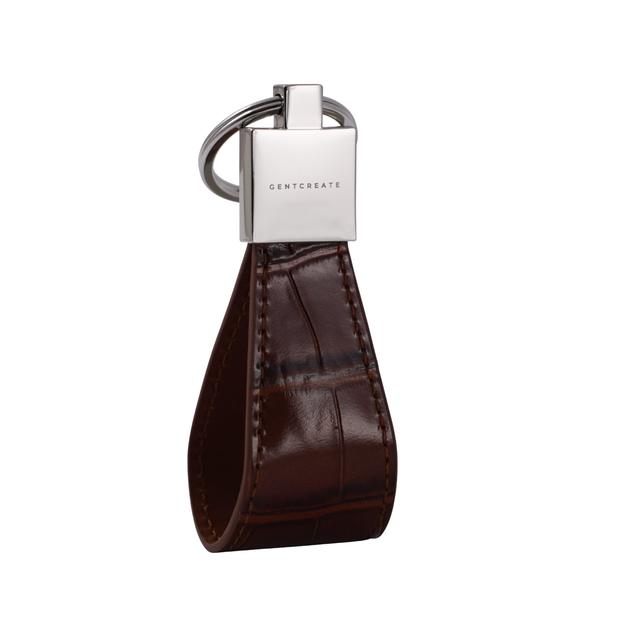 Lizard Leather Keychain