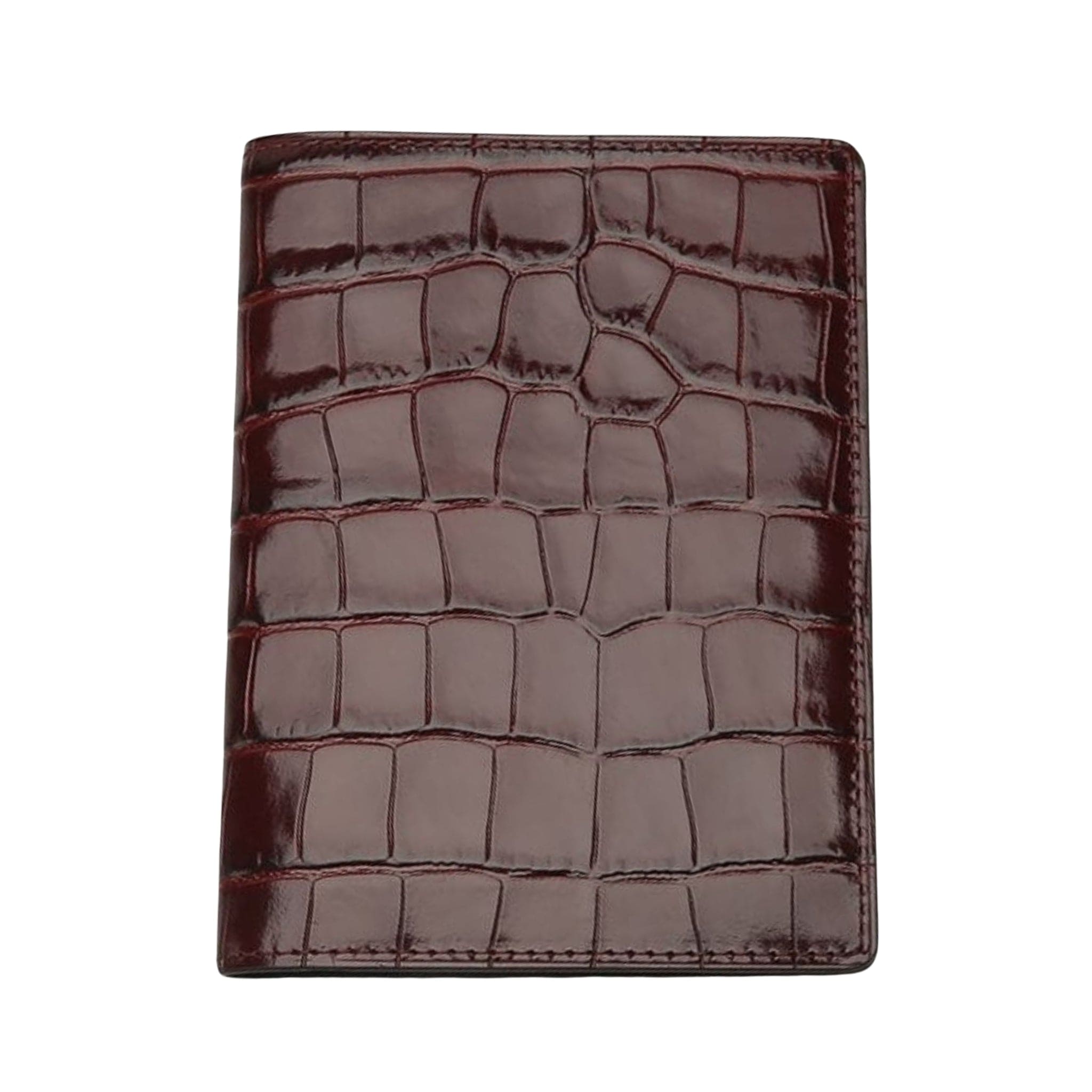 Glossy Leather Passport Holder | GENTCREATE