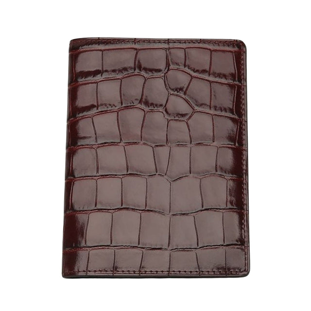 광택 있는 가죽 여권 홀더 - 젠트크리에이트