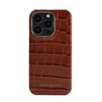 Brown Crocodile iPhone Case from the Gentcreate Brand