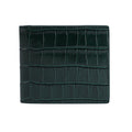 Cartera de piel con relieve de cocodrilo