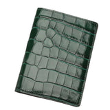 Green Crocodile Passport Holder By Gentcreate