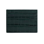 Crocodile Embossed Leather Cardholder - GENTCREATE