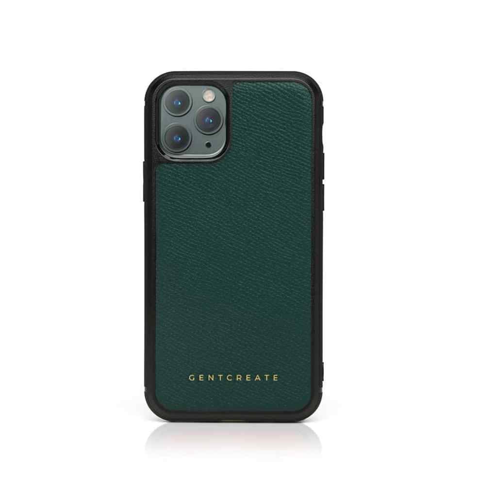 Green Epsom Leather iPhone Case By Gentcreate