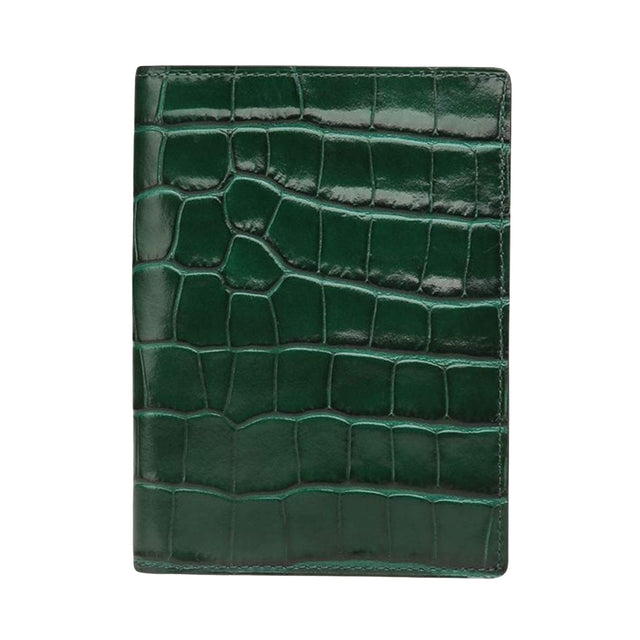 광택 있는 가죽 여권 홀더 - 젠트크리에이트