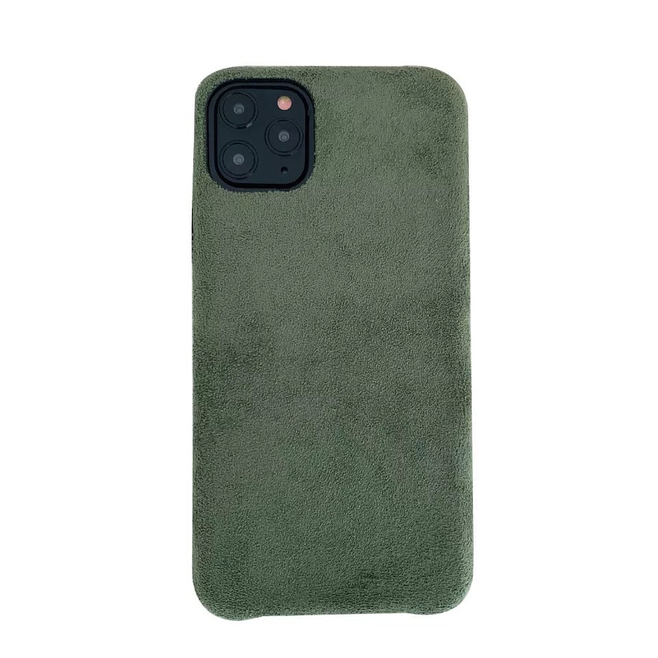 Green Alcantara iPhone Case By Gentcreate