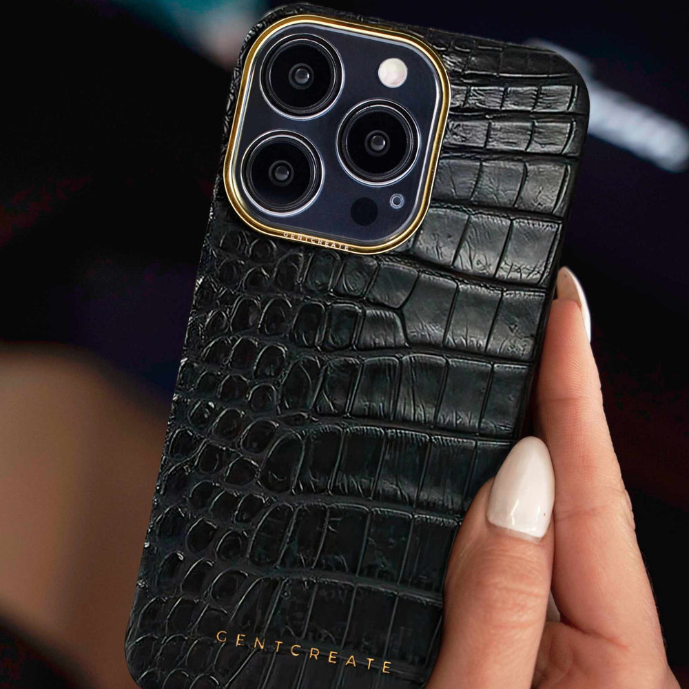 Limited Edition Leather Crocodile iPhone Case By Gentcreate