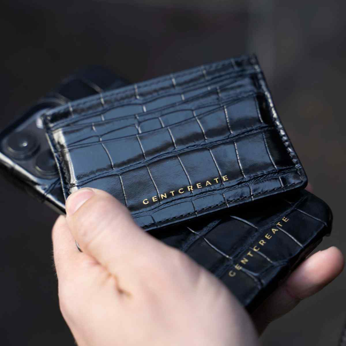 Minimalist Card Wallet. Premium Epsom Calf Leather. Card -  Norway