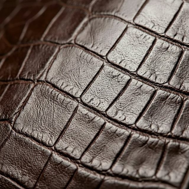 Bolso bandolera de cuero marrón vía