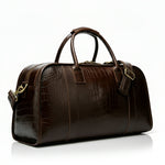 Bolsa Crossbody em Couro Marrom Via