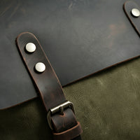 빈티지 캔버스 백팩 AND