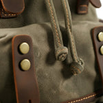 Vandtæt kanvas rygsæk