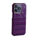 Purple iPhone 16 Pro Max Crocodile Case