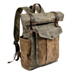 Retro Vintage Canvas Rucksack Deliciae