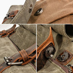 Retro Vintage Canvas Rucksack Deliciae