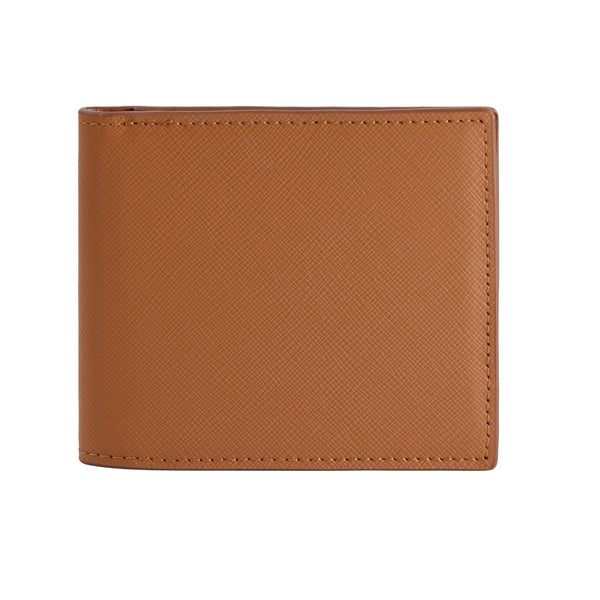 Tan Saffiano calfskin hotsell leather wallet