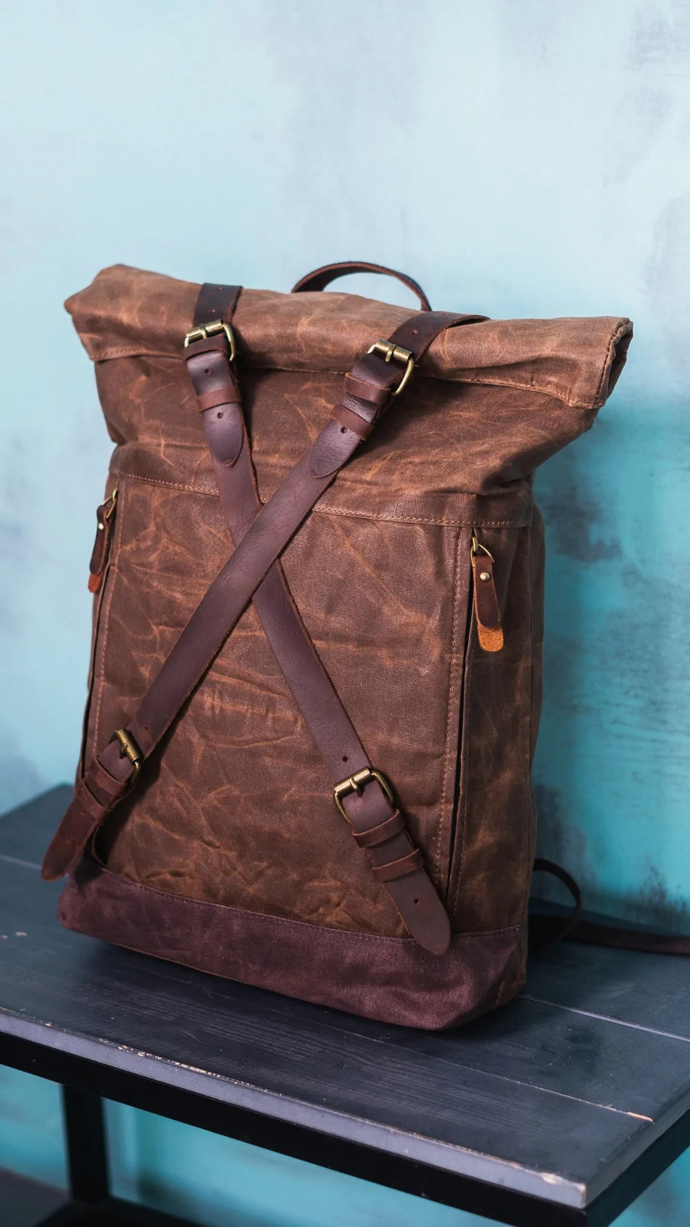 Waxed Canvas Backpack: Gentcreate