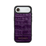 Magenta iPhone 17 Air textured phone case with 'GENTCREATE' branding on a white background
