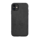 iPhone SE 2020 / Dark Gray Alcantara iPhone Case by Gentcreate