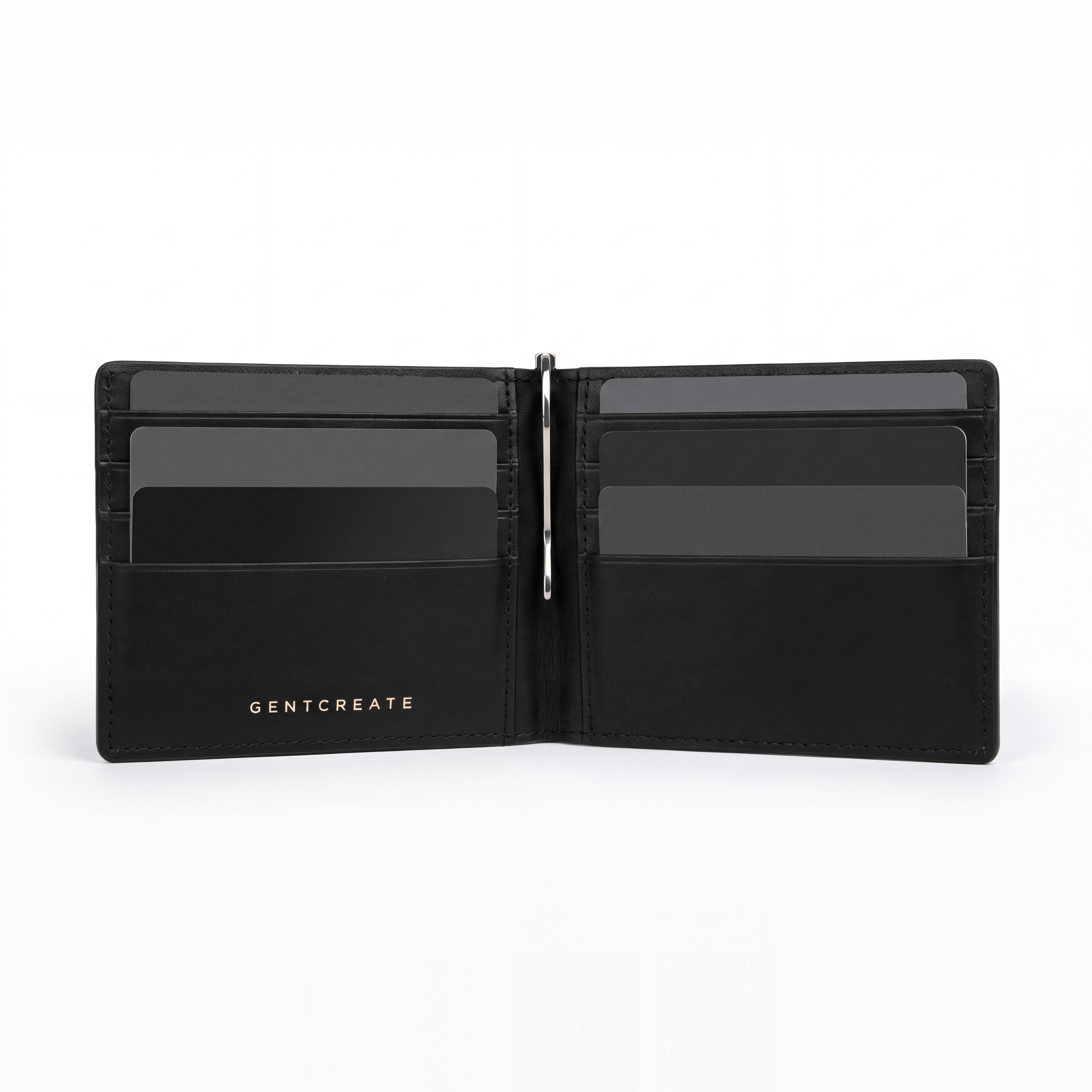 マネークリップ メンズ 本革 クロコ型押し 光沢 薄型 | GENTCREATE