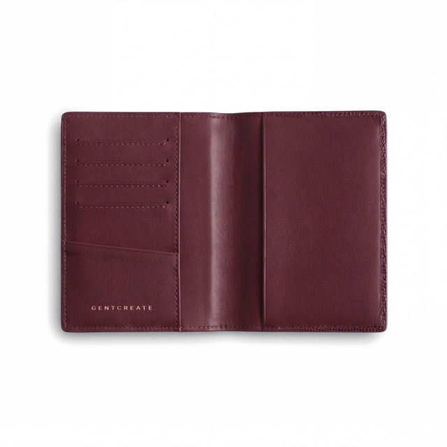 Lizard Leather Passport Holder