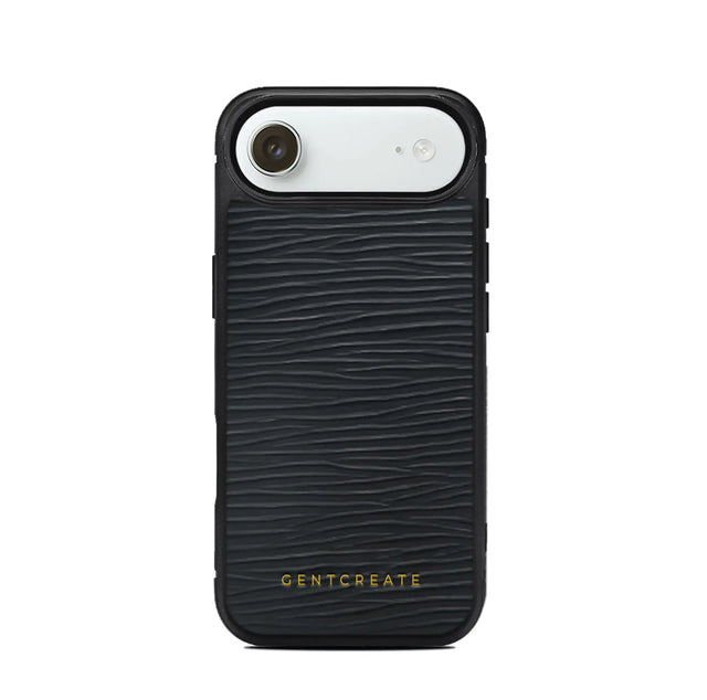 皮革iPhone手机壳 波浪图案