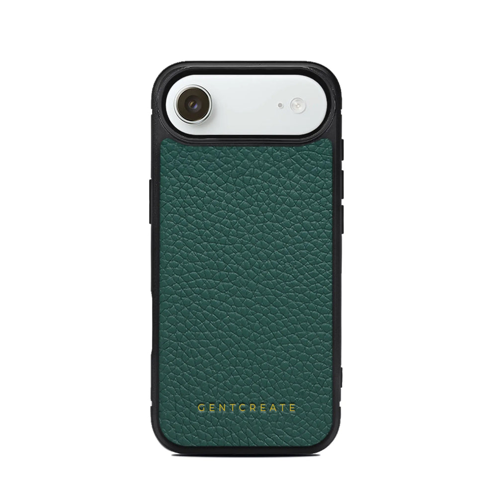 Leather iPhone Case Pebble Pattern