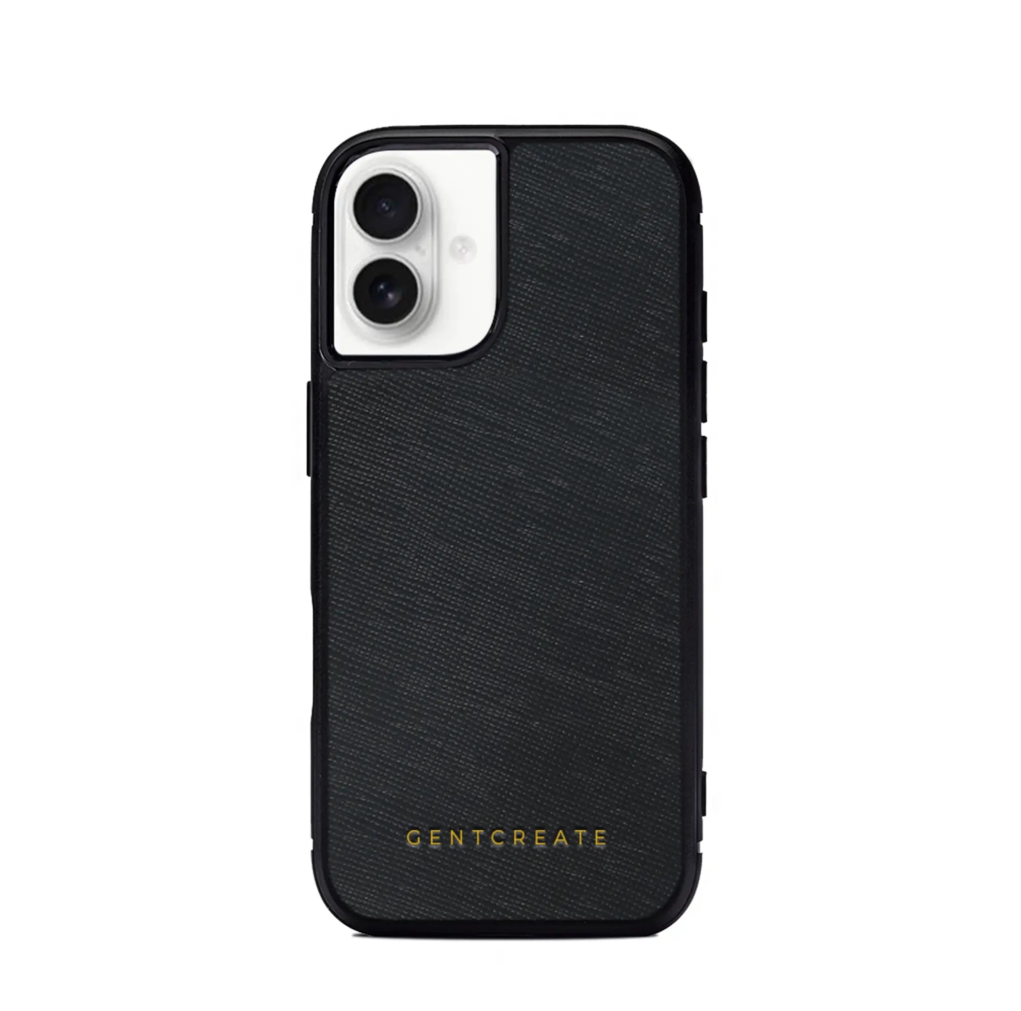Leather iPhone Case Saffiano Pattern | GENTCREATE