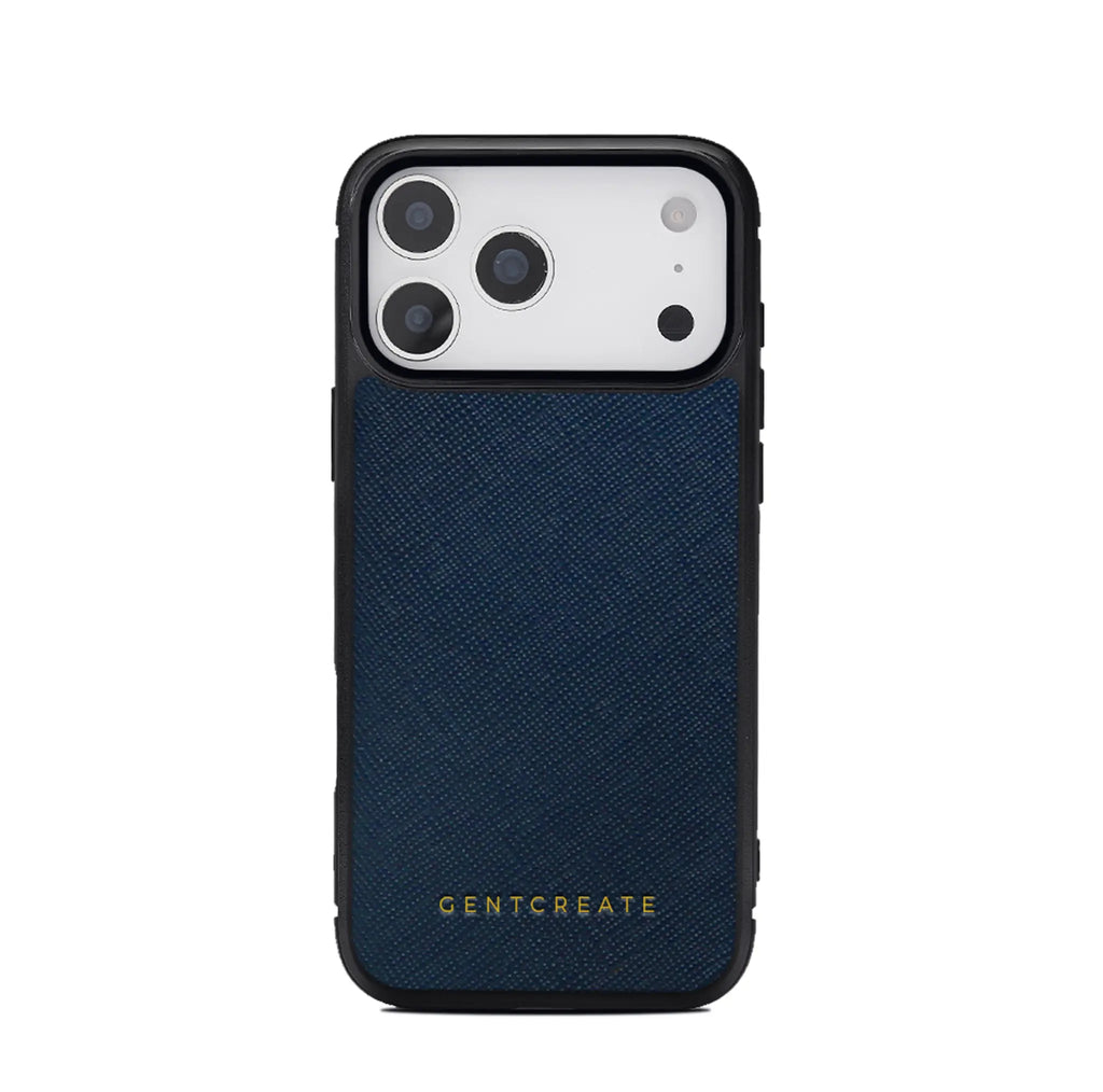 Leather iPhone Case Saffiano Pattern
