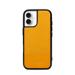 Coque iPhone en cuir motif lézard