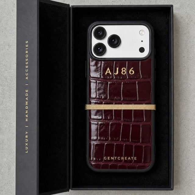 Personalized Leather iPhone Case