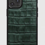Δερμάτινη θήκη iPhone Croco Glossy