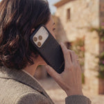 Close-up-Premium-Italian-Leather-iPhone-17Pro-Max-Wave-Pattern-Case-GENTCREATE