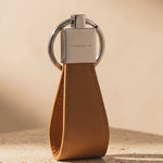 Brown Saffiano Leather Keychain by GENTCREATE – Handmade Luxury Video © GENTCREATE