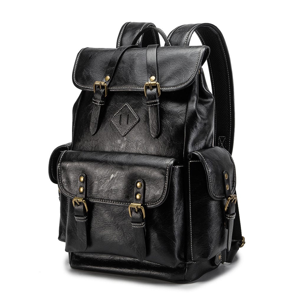 Backpack Purse, Little Bee Vintage Convertible Faux Leather Backpack —  Pesann.com