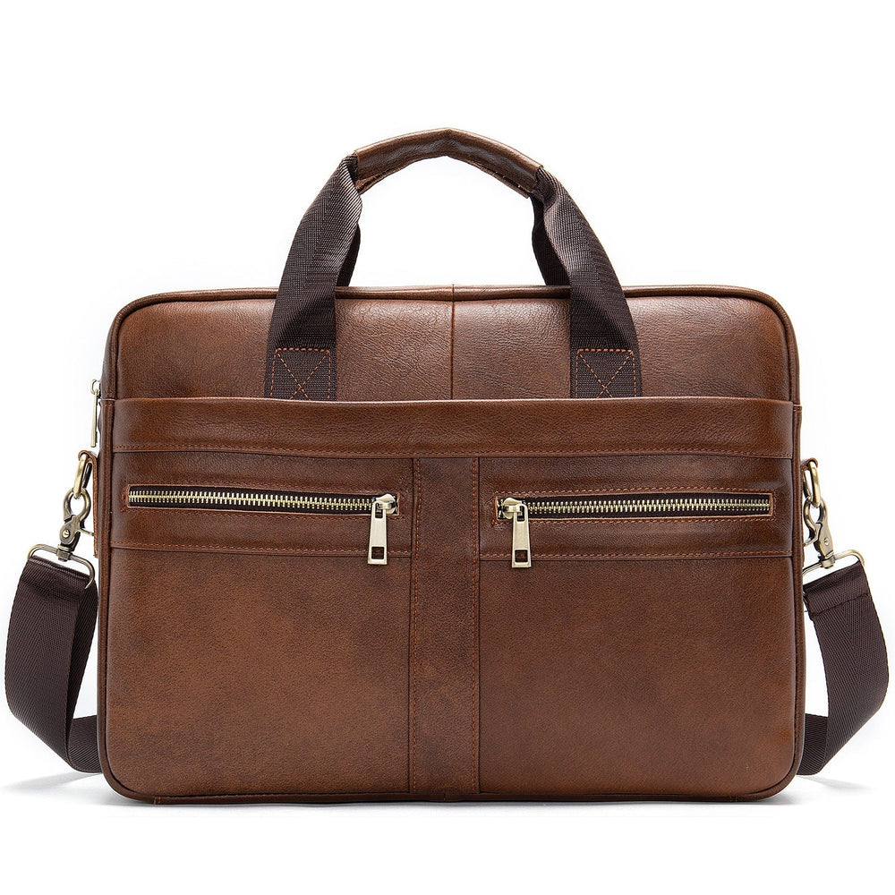 Vintage Leather Briefcase "Teneo" - Gentcreate