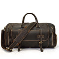 Bolso Bandolera De Piel Marrón Opes