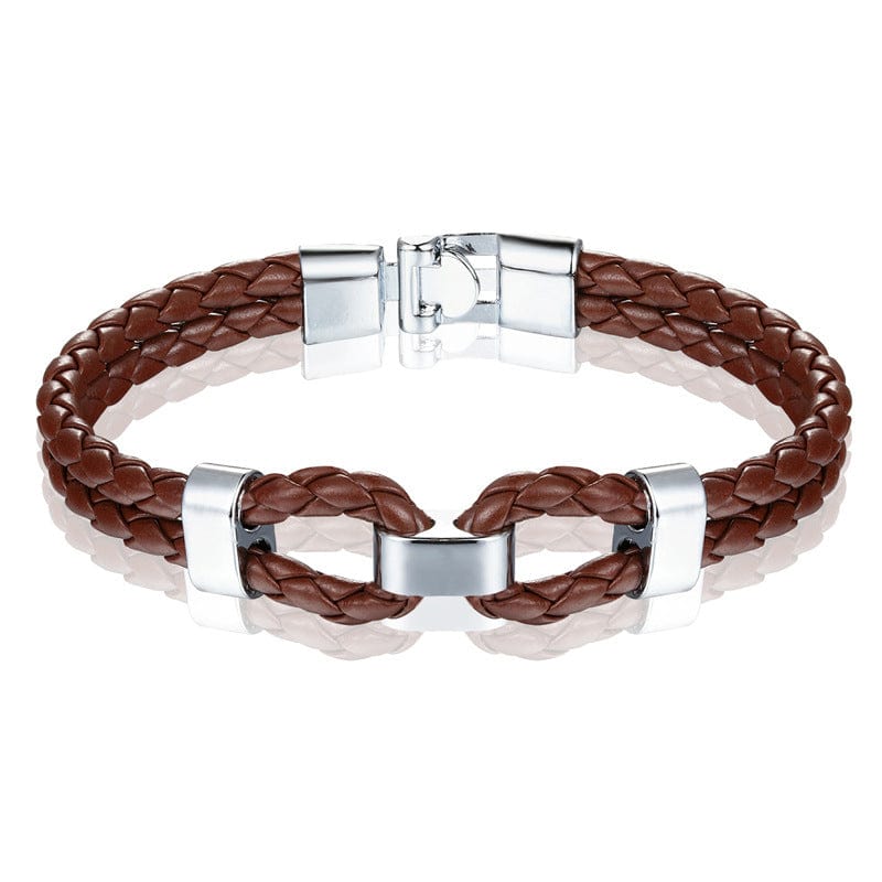 Braided Leather Bracelet "Salve" - Gentcreate