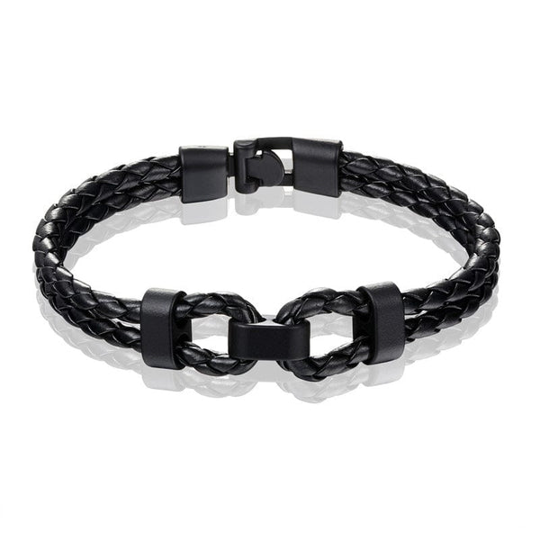 Braided Leather Bracelet "Salve" - Gentcreate