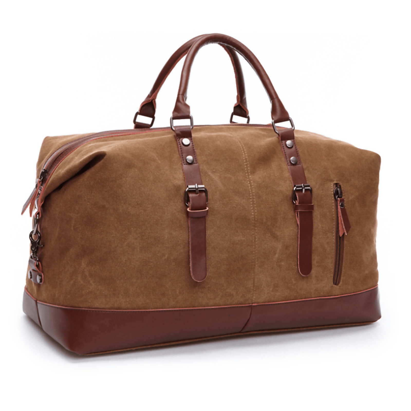 Large Canvas Duffle Bag Travel, Black