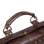 Vegan Leather Crossbody Steampunk Bag "Vapor" - Gentcreate