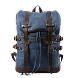 Retro Backpack "Esme" Blue Color - Gentcreate