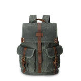 Waxed Canvas Retro Backpack "Pone" - Gentcreate