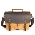 Waxed Canvas Motorcycle Bag Saluto