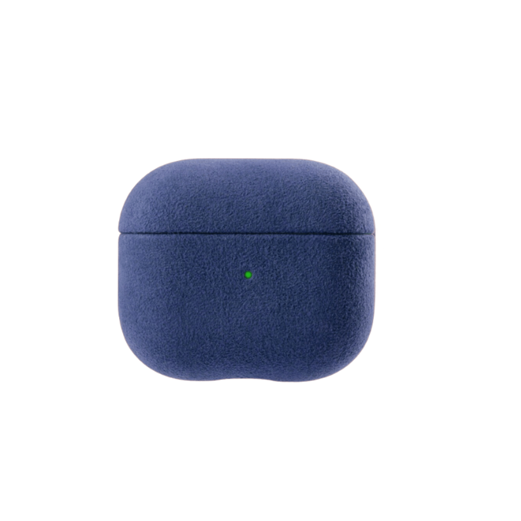 Blue Leather Airpods Pro Case