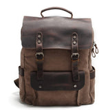 Vintage Canvas Backpack "OG" Coffee Color- Gentcreate