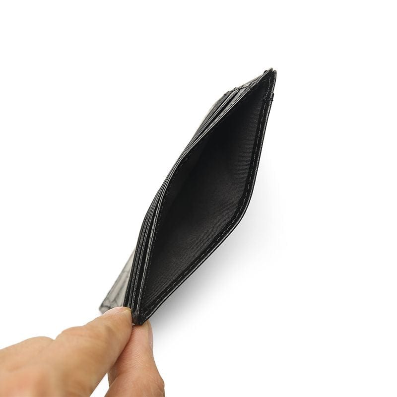 Black Leather Card Holder