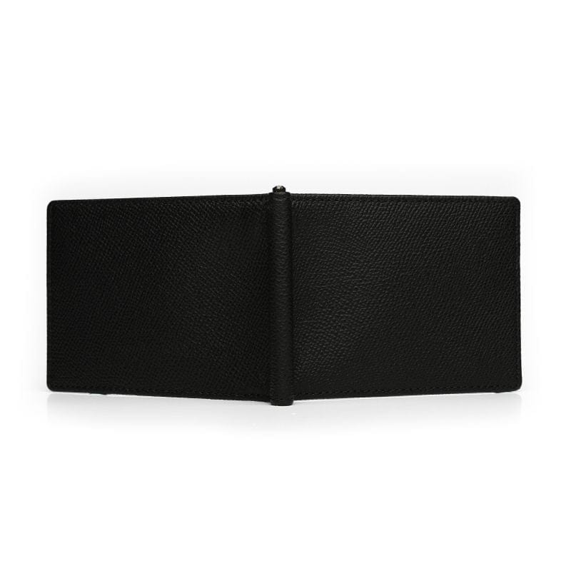 Black Thin Genuine Epsom Leather Wallet By GENTCREATE