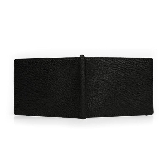 Black Thin Genuine Epsom Leather Wallet By GENTCREATE