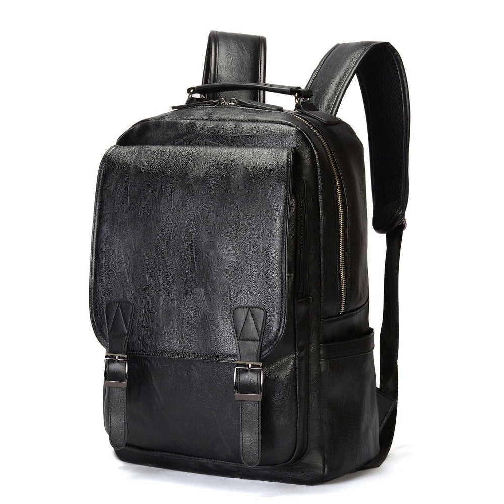 Cheap black leather backpack hotsell